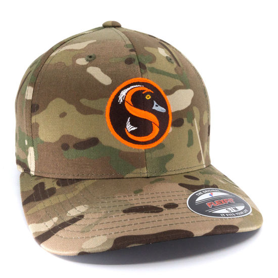 Immagine di CAPPELLINO FLEXFIT MULTICAM ORANGE LOGO