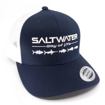 Immagine di CAPPELLINO GAME FISH BLU-BIANCO