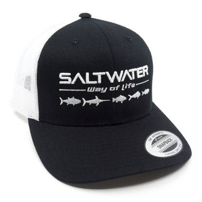 Immagine di CAPPELLINO GAME FISH NERO-BIANCO