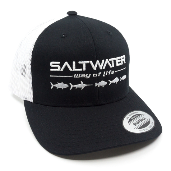 Immagine di CAPPELLINO GAME FISH NERO-BIANCO