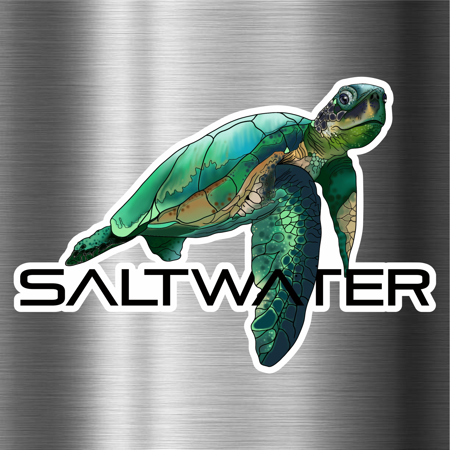Immagine di ADESIVO SALTWATER TARTARUGA