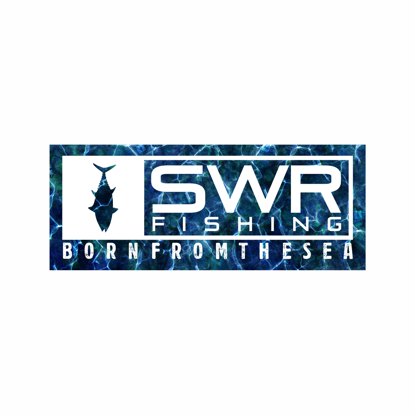 Immagine di ADESIVO SWR FISHING DEEP BLUE REEF