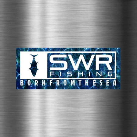 Immagine di ADESIVO SWR FISHING DEEP BLUE REEF