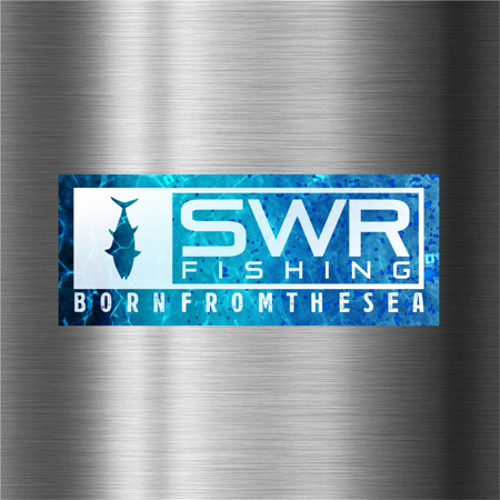 Immagine di ADESIVO SWR FISHING REEF BLUE DORADO