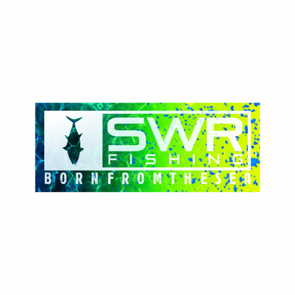 Immagine di ADESIVO SWR FISHING REEF DORADO