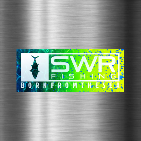 Immagine di ADESIVO SWR FISHING REEF DORADO