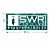 Immagine di ADESIVO SWR FISHING TROPICAL BLUE REEF