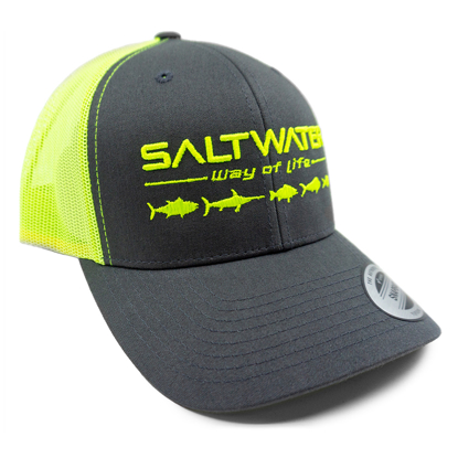 Immagine di CAPPELLINO GAME FISH GRIGIO-GIALLO FLUO