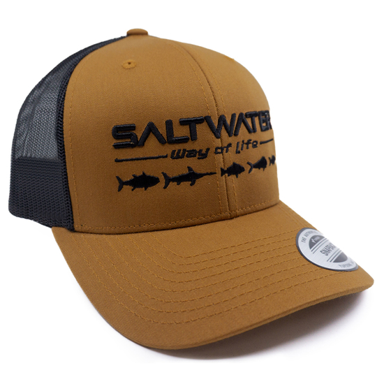 Immagine di CAPPELLINO GAME FISH CARAMEL-NERO