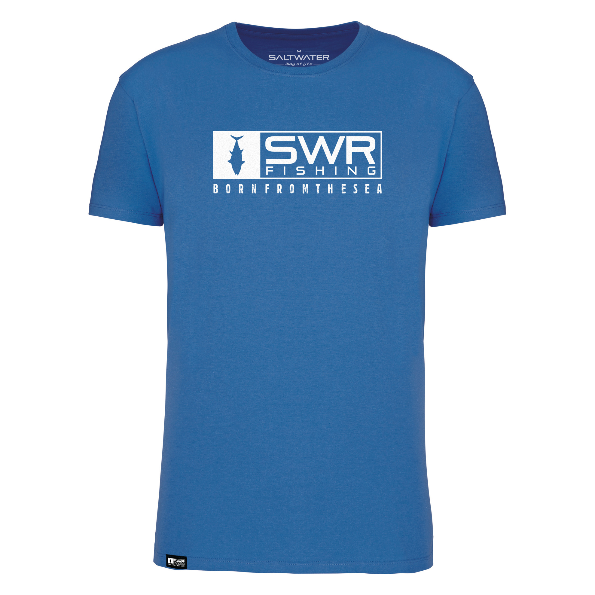 Saltwater - Way of Life. T-SHIRT SWR FISHING AZZURRA