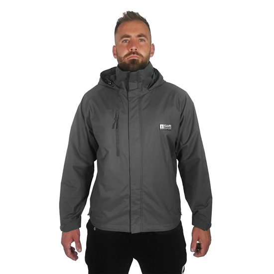 THE NORTH FACE Felpa con cappuccio da uomo Kaveh Full ZIp, Tnf Grigio Chiaro Heather/Tnf Bianco, X-Large