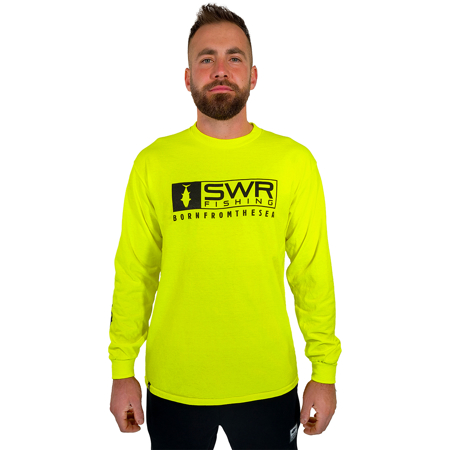 Immagine di T-SHIRT MANICA LUNGA GAME FISH GIALLO FLUO