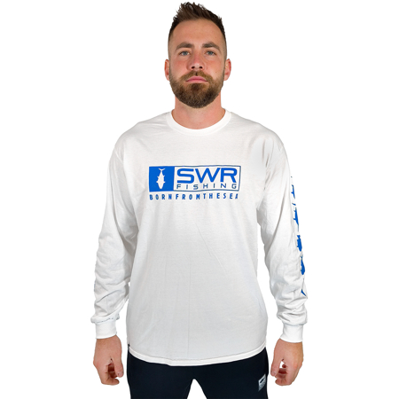 Immagine di T-SHIRT MANICA LUNGA GAME FISH BIANCA