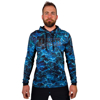 Immagine di T-SHIRT TECNICA M/L AIRFLOW CON CAPPUCCIO DEEP BLUE REEF