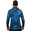 Immagine di T-SHIRT TECNICA M/L AIRFLOW CON CAPPUCCIO DEEP BLUE REEF