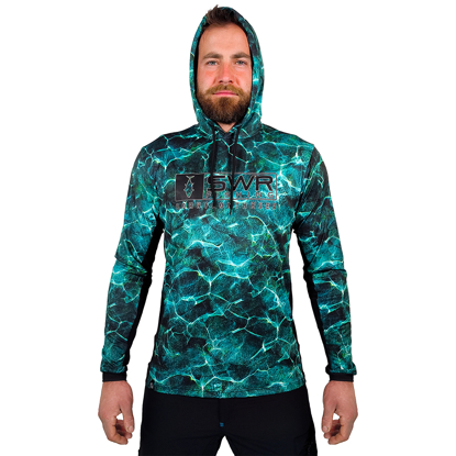 Immagine di T-SHIRT TECNICA M/L AIRFLOW CON CAPPUCCIO TROPICAL REEF