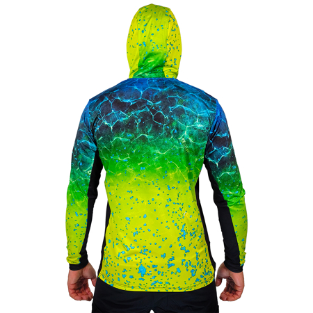Immagine di T-SHIRT TECNICA M/L AIRFLOW CON CAPPUCCIO REEF DORADO