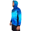Immagine di T-SHIRT TECNICA M/L AIRFLOW CON CAPPUCCIO REEF BLUE DORADO