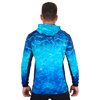 Immagine di T-SHIRT TECNICA M/L AIRFLOW CON CAPPUCCIO REEF BLUE DORADO