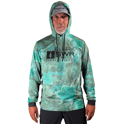 Immagine di T-SHIRT TECNICA M/L AIRFLOW CON CAPPUCCIO LAGOON "FISHING WITH VITO"