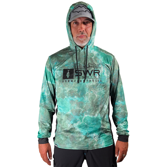 Immagine di T-SHIRT TECNICA M/L AIRFLOW CON CAPPUCCIO LAGOON "FISHING WITH VITO"