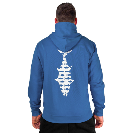 Immagine di FELPA ZIP BIG TUNA AZZURRA