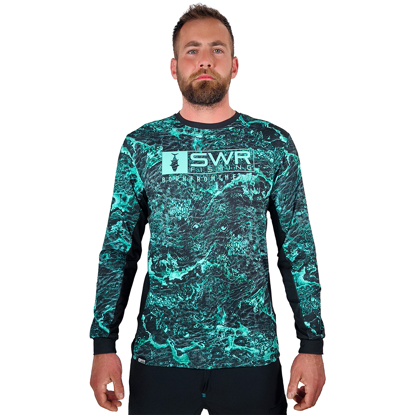 Immagine di T-SHIRT TECNICA M/L AIRFLOW STORM AQUAMARINE