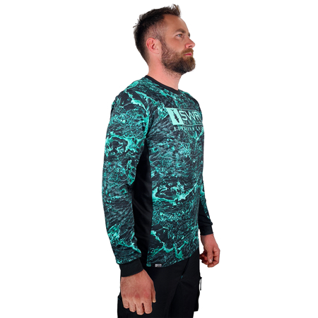 Immagine di T-SHIRT TECNICA M/L AIRFLOW STORM AQUAMARINE