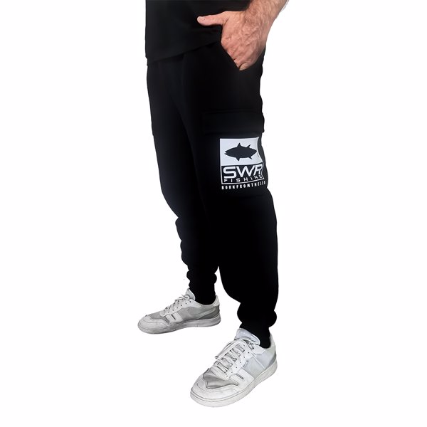 PANTALONE IN FELPA GROUPER NERO