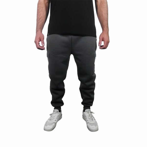 PANTALONE IN FELPA GROUPER GRIGIO PIOMBO
